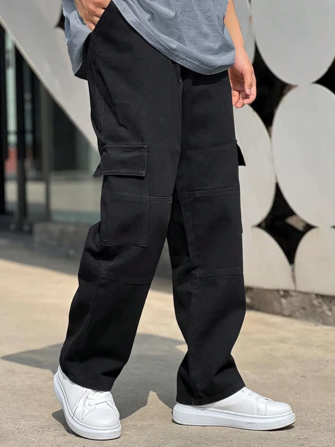 mens baggy cargo jeans 3