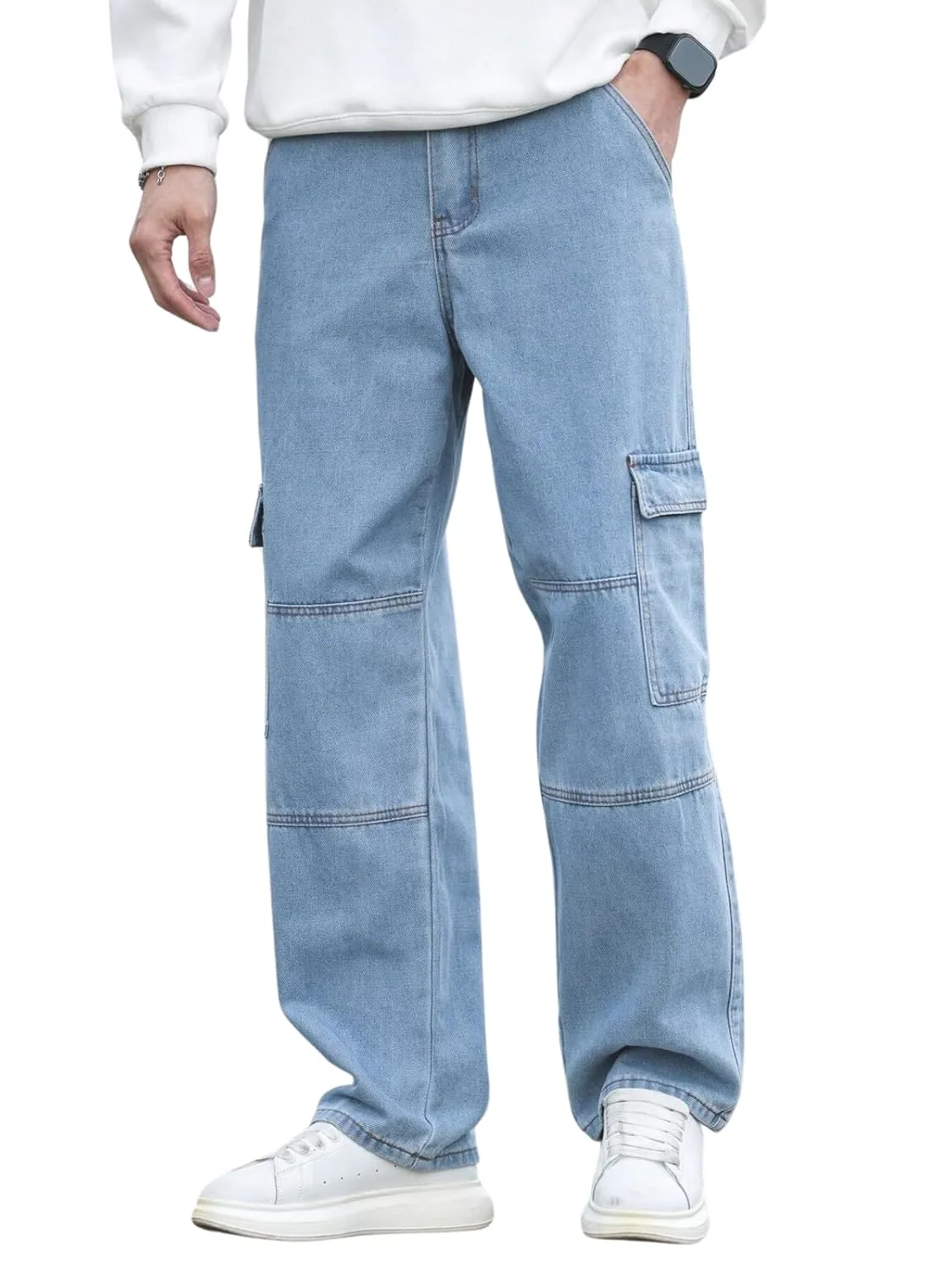 mens baggy cargo jeans 7