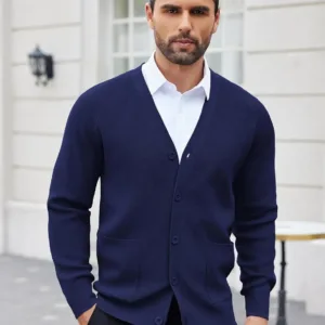 mens cardigan sweater 2