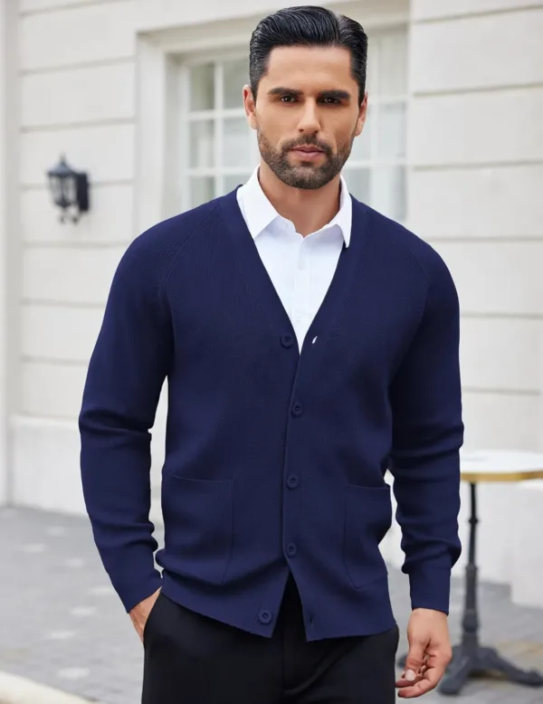 mens cardigan sweater 2