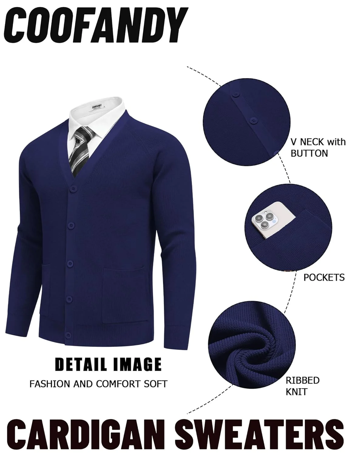 mens cardigan sweater 5