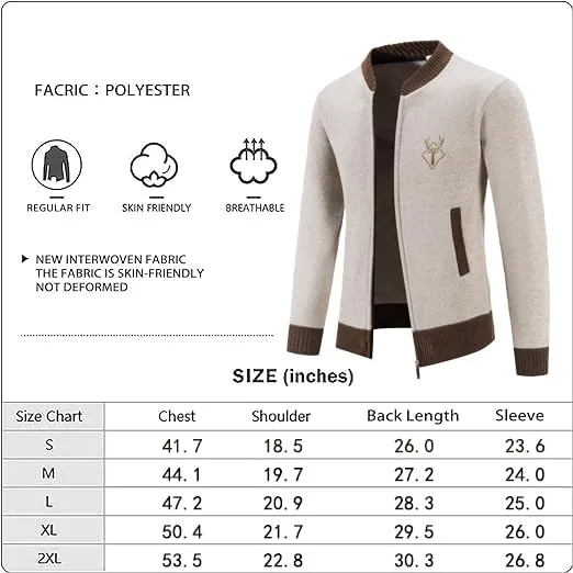 mens cardigan sweater zip 7