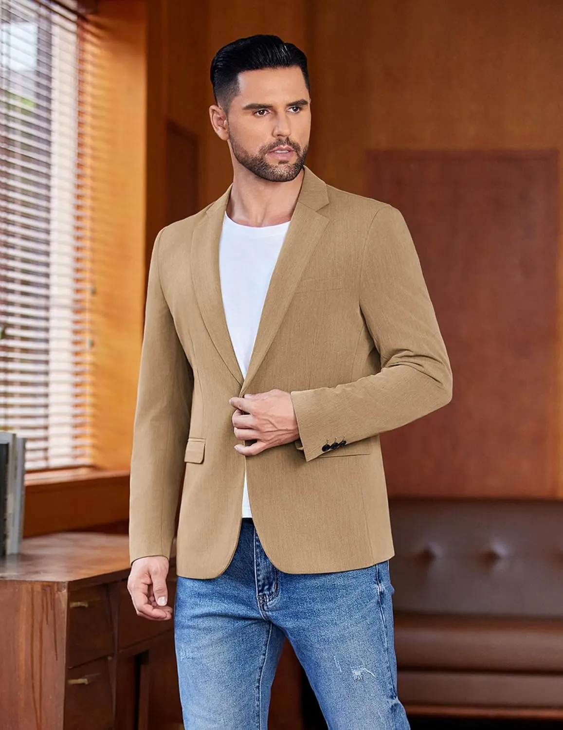 mens casual blazer jacket 4