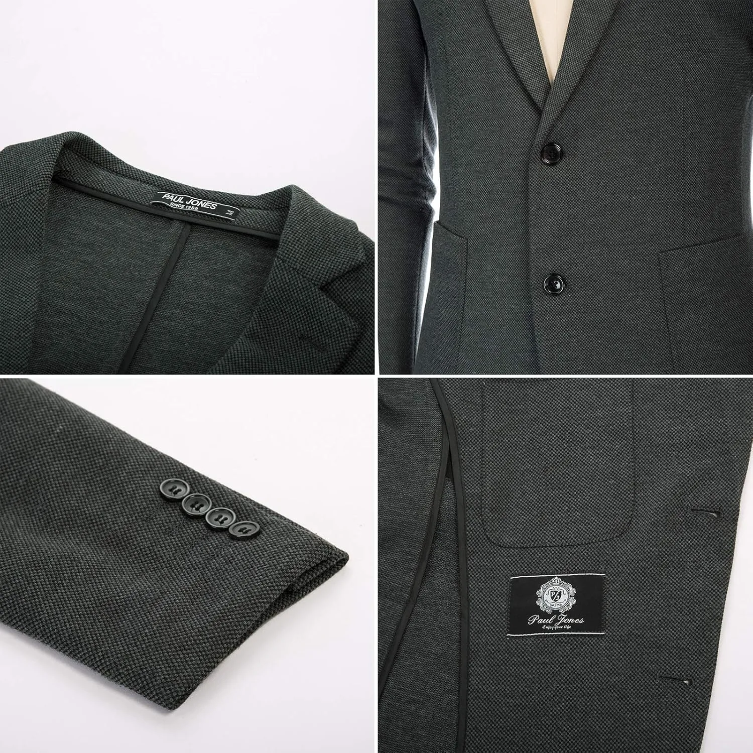 mens casual knit blazer 5