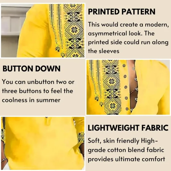 mens cotton kurta mandarin 4