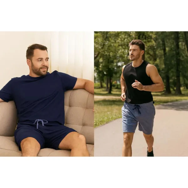 mens cotton sleep shorts 4