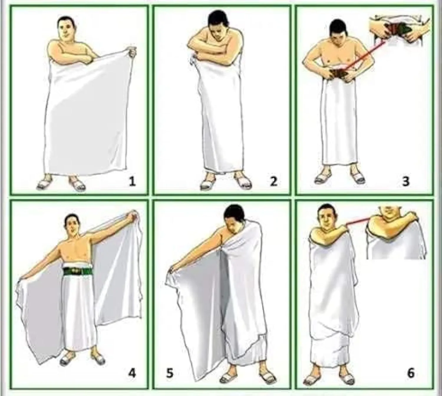 mens ehram hajj clothing 5