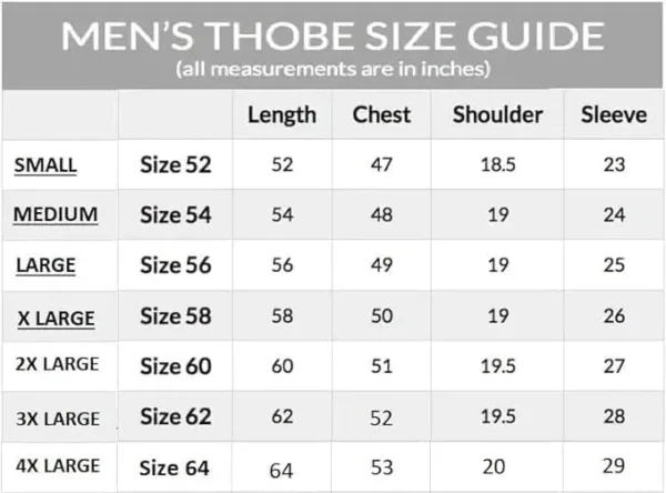 mens kandura thobe arabic 6