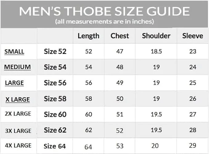 mens kandura thobe arabic 6