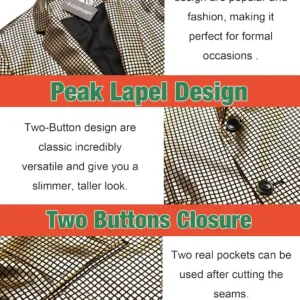 mens metallic blazer 5