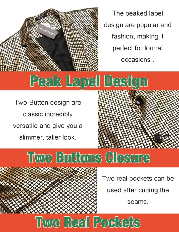 mens metallic blazer 5