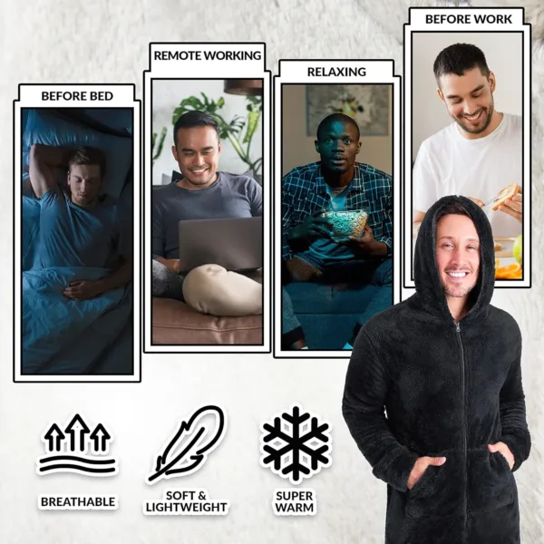 mens onesie hooded 5