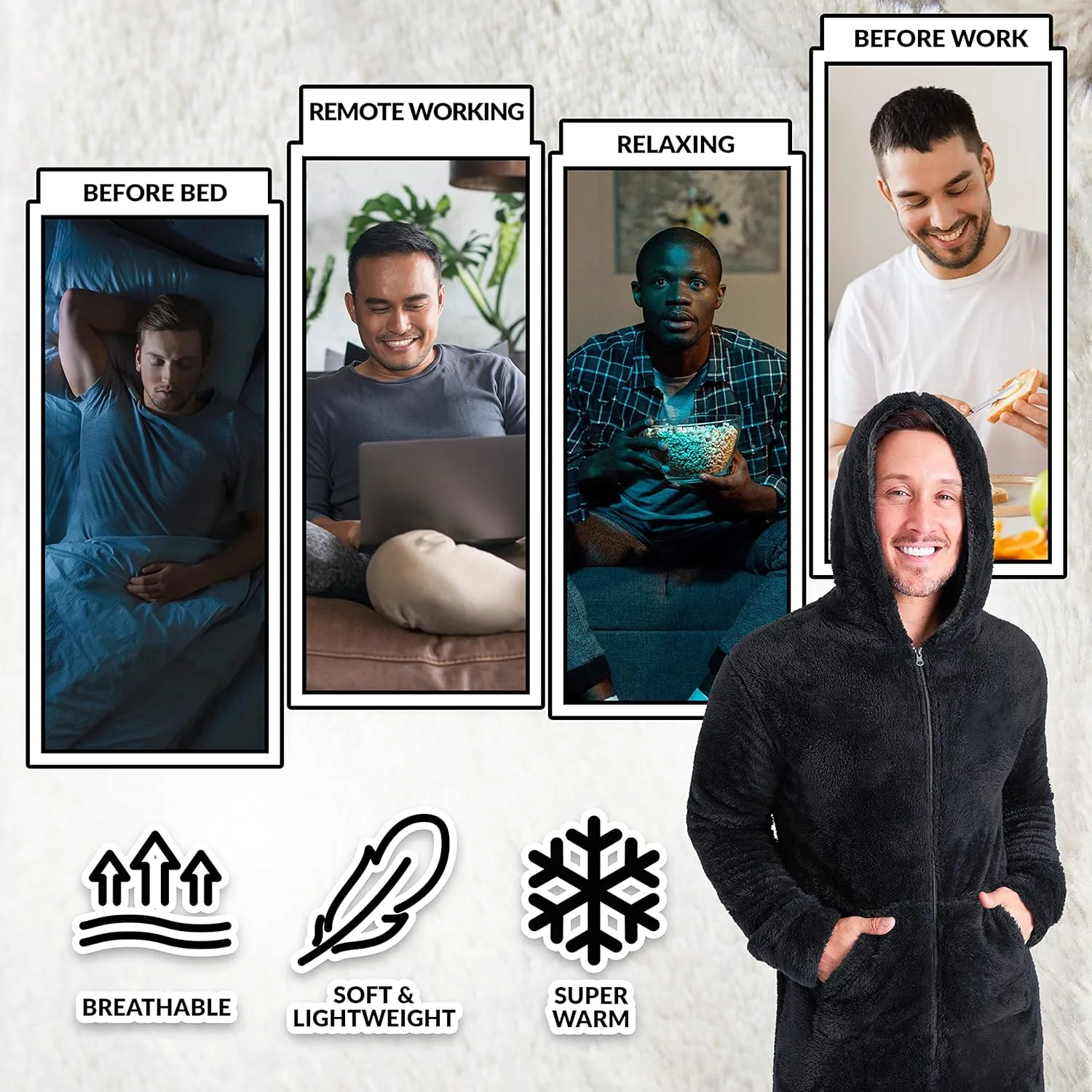 mens onesie hooded 5