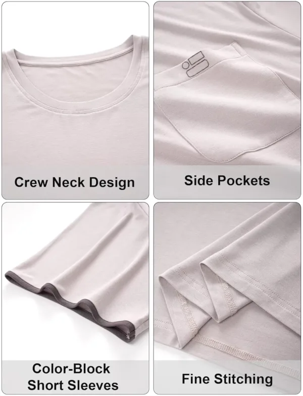 mens pajama set shorts 3