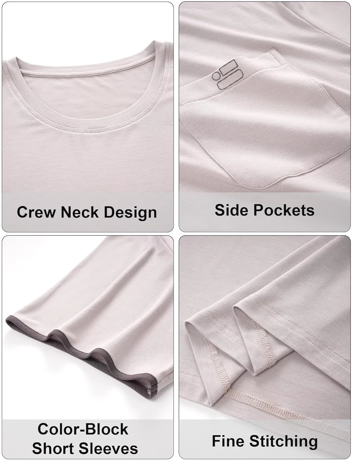 mens pajama set shorts 3