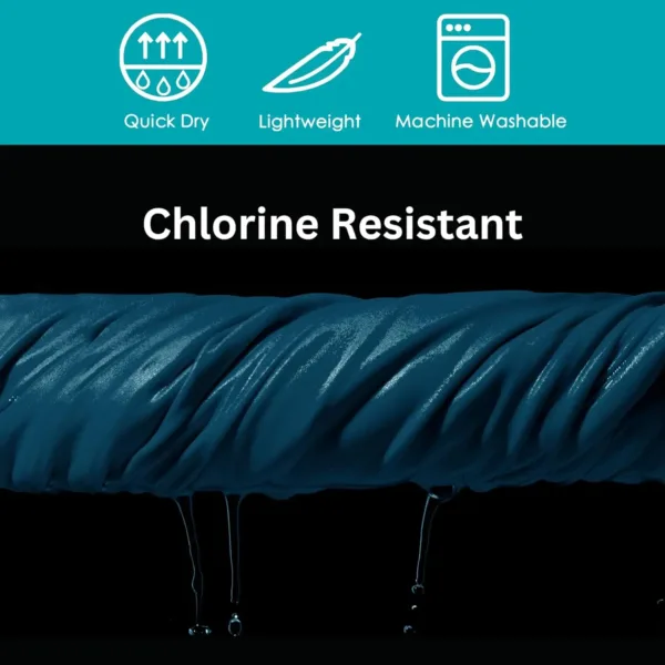 This men's long-sleeve rash guard swim shirt offers UPF 50+ sun protection, quick-drying fabric, and a comfortable, loose fit for swimming and outdoor activities.