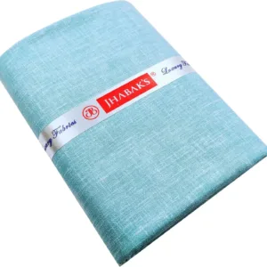 This is a pack of four premium unstitched shirt fabric pieces made from a comfortable and durable cotton linen blend, perfect for tailoring shirts or kurtas for men.