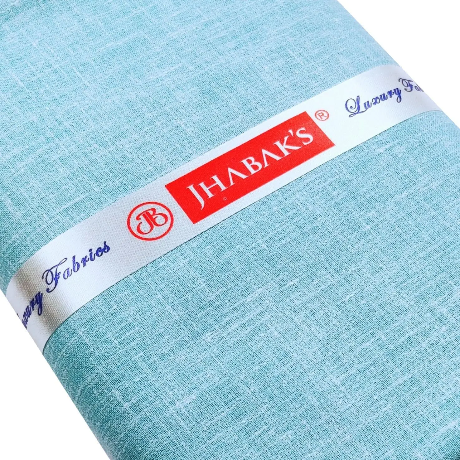 This is a pack of four premium unstitched shirt fabric pieces made from a comfortable and durable cotton linen blend, perfect for tailoring shirts or kurtas for men.