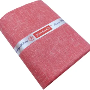 This is a pack of four premium unstitched shirt fabric pieces made from a comfortable and durable cotton linen blend, perfect for tailoring shirts or kurtas for men.