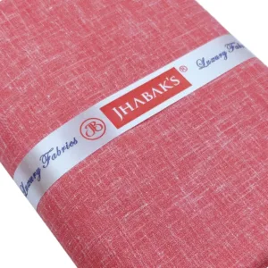 This is a pack of four premium unstitched shirt fabric pieces made from a comfortable and durable cotton linen blend, perfect for tailoring shirts or kurtas for men.