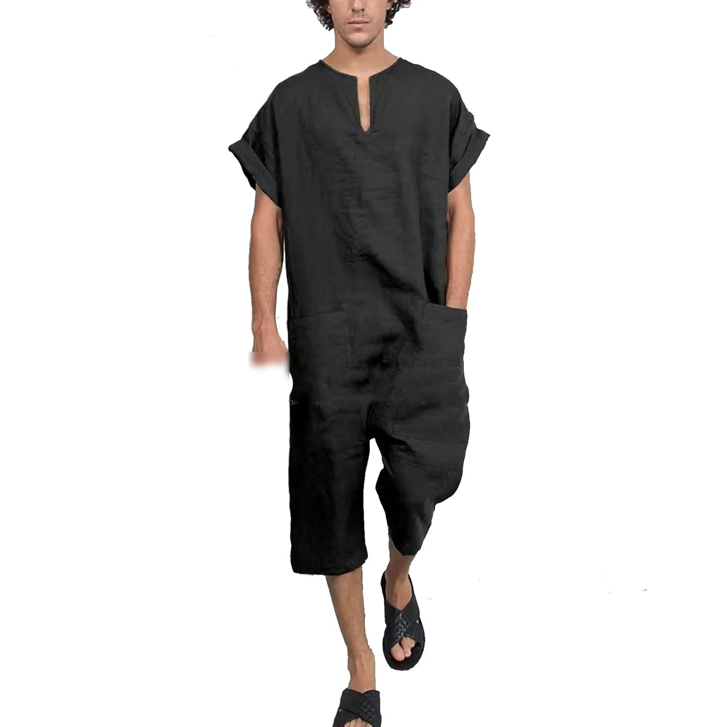 mens short sleeve pajamas 1