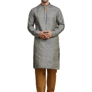 mens silk kurta 1