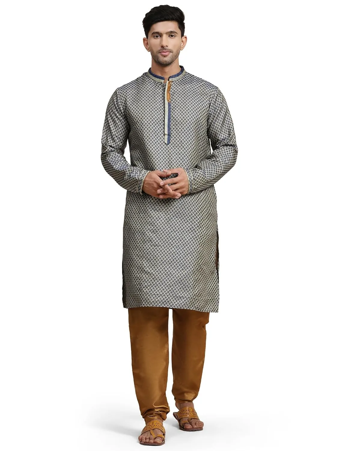 mens silk kurta 1