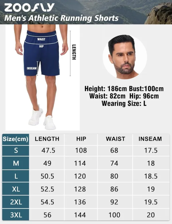 mens sport shorts gym 6