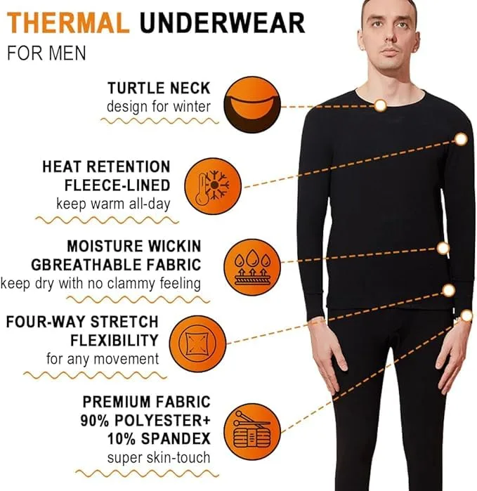 mens thermal underwear set 5