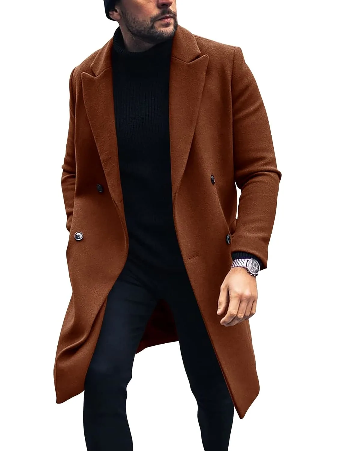 mens trench coat wool 1