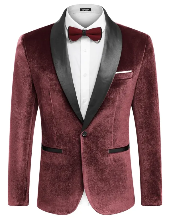 mens velvet tuxedo blazer 1