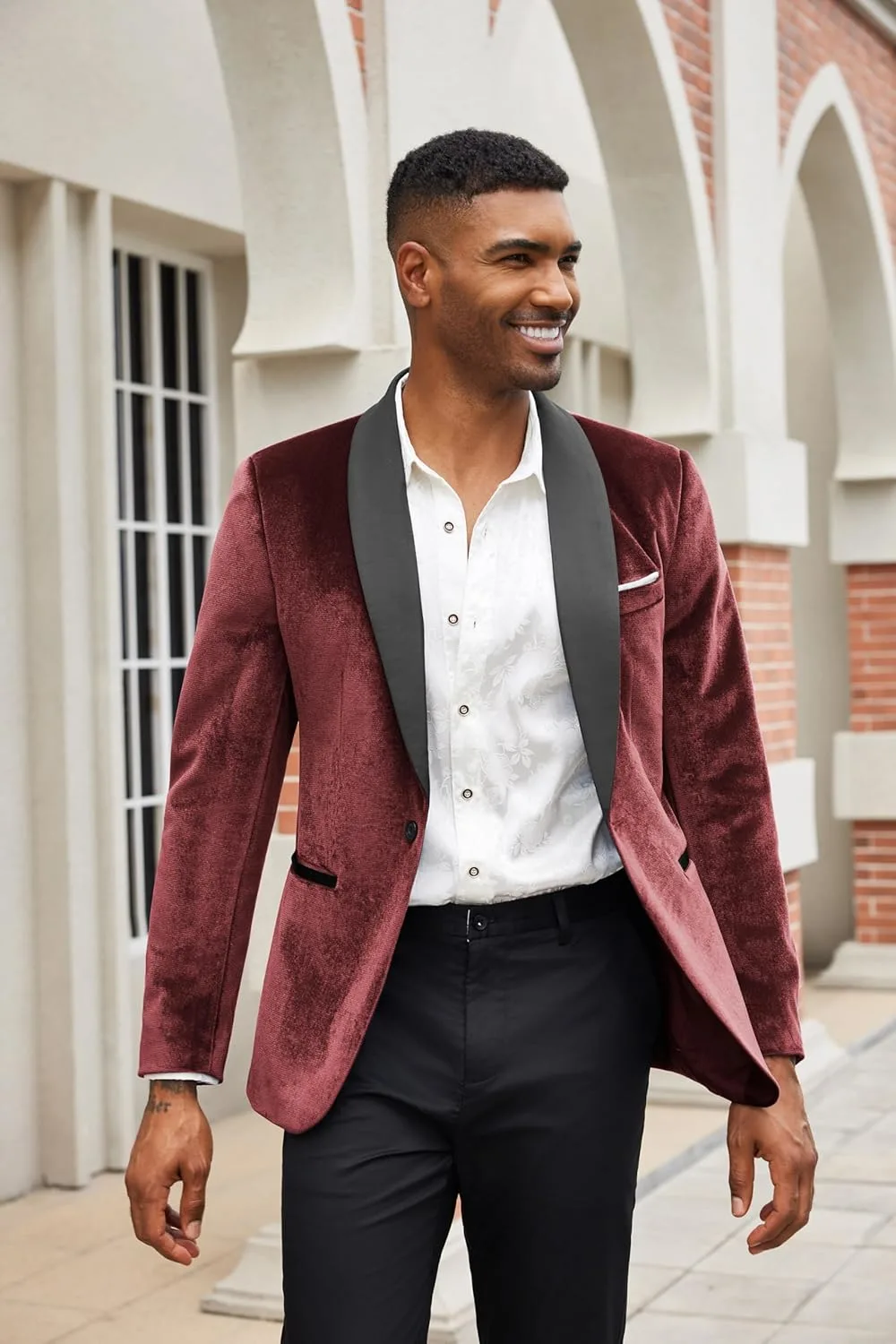 mens velvet tuxedo blazer 3