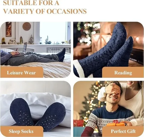 mens warm winter socks 5