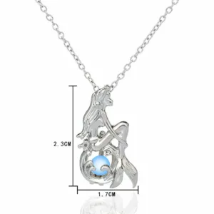 mermaid pendant necklace 3