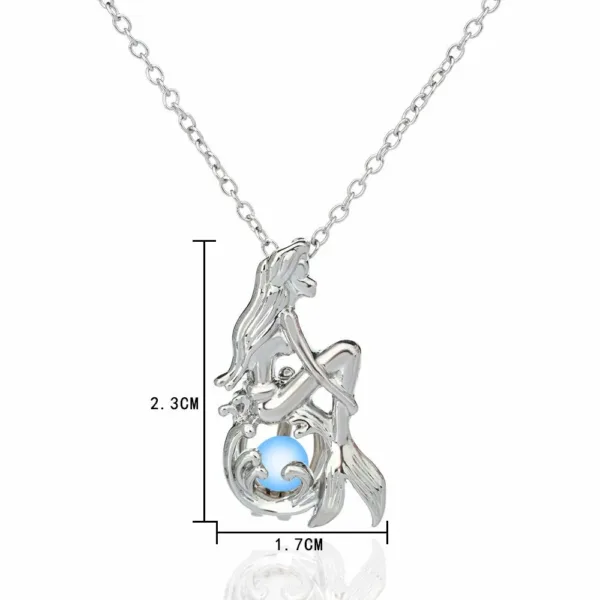 mermaid pendant necklace 3