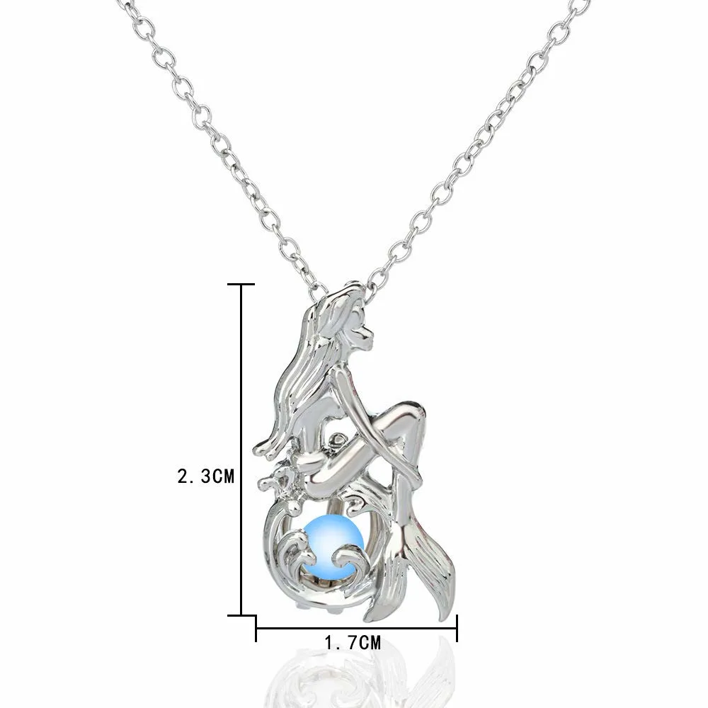 mermaid pendant necklace 3
