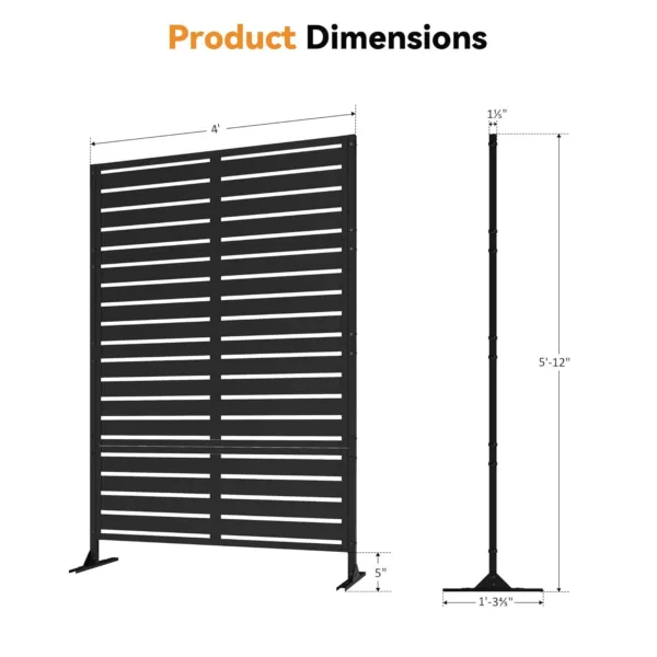 metal privacy screen outdoor 3