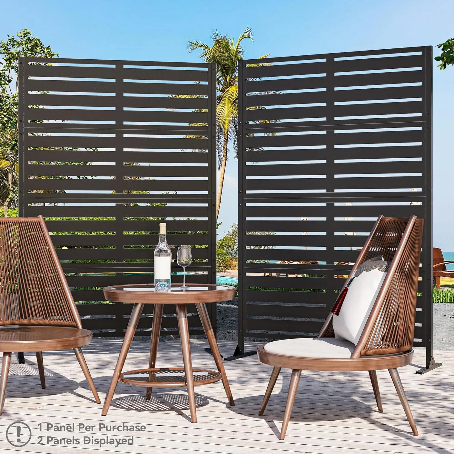 metal privacy screen outdoor 7