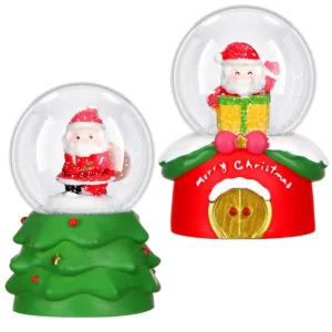 mini christmas snow globes 1