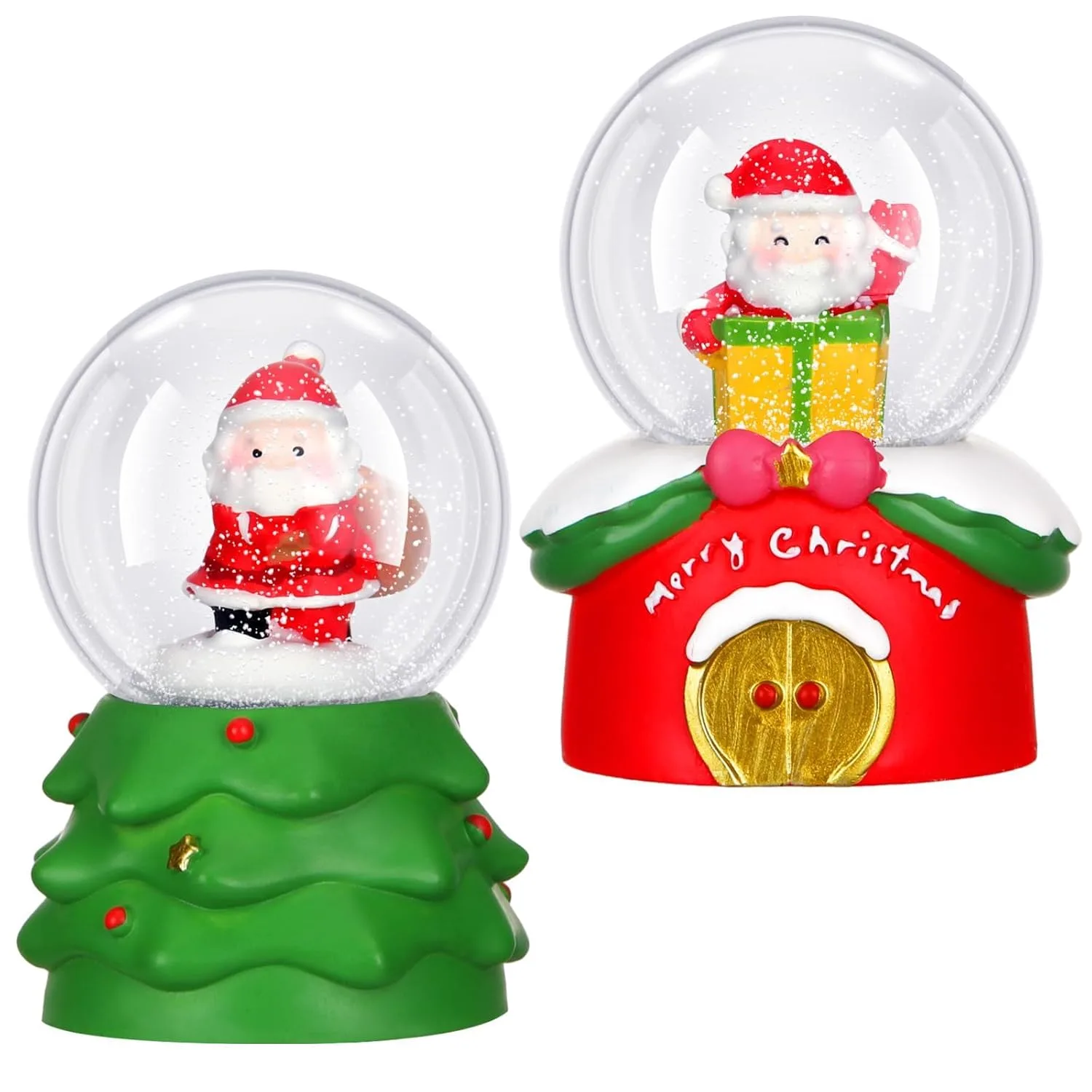 mini christmas snow globes 1