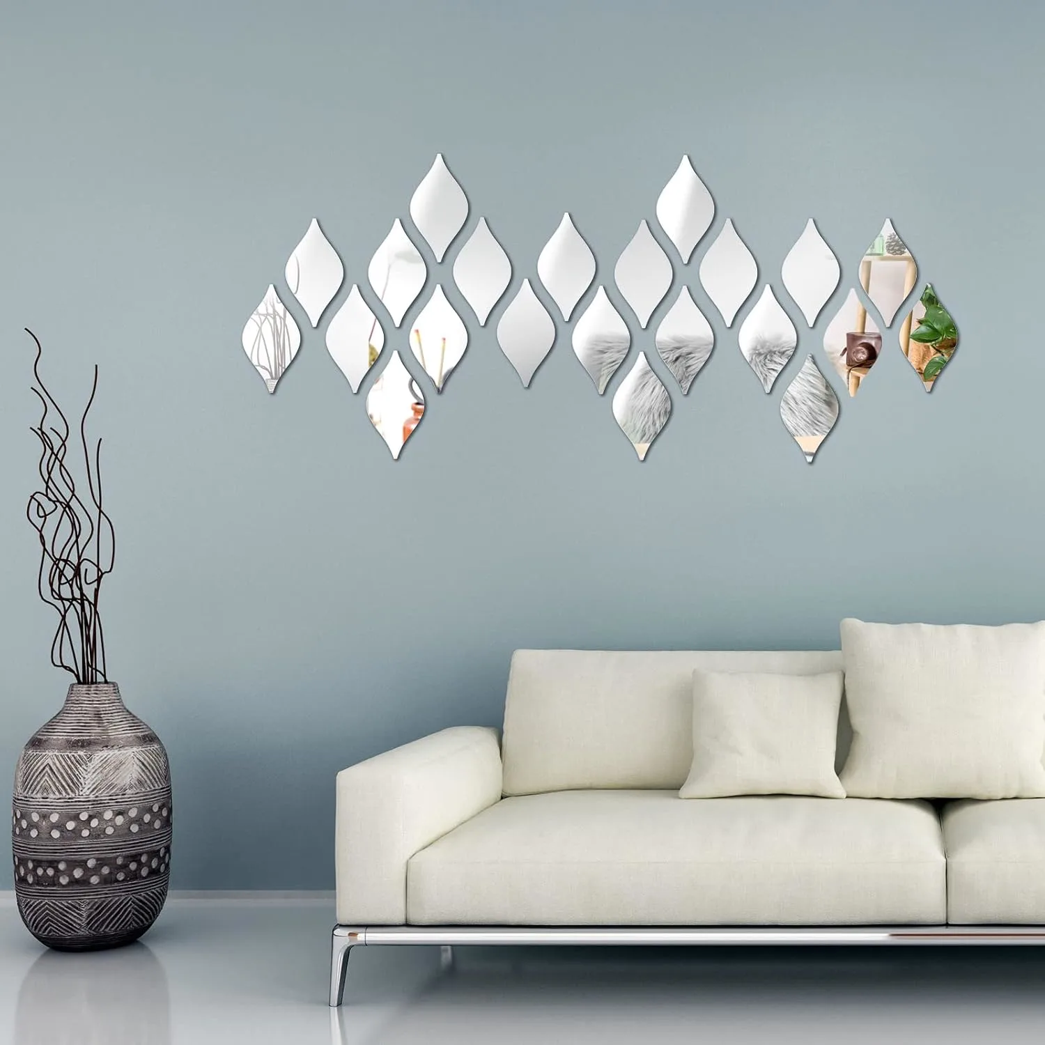 mirror wall stickers drop 1