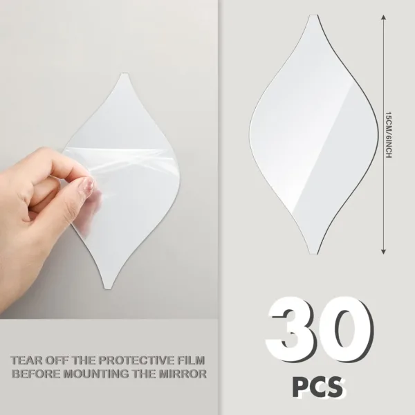 mirror wall stickers drop 2