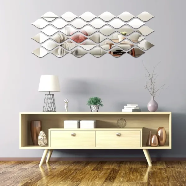 mirror wall stickers drop 6