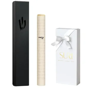 modern mezuzah case black 1