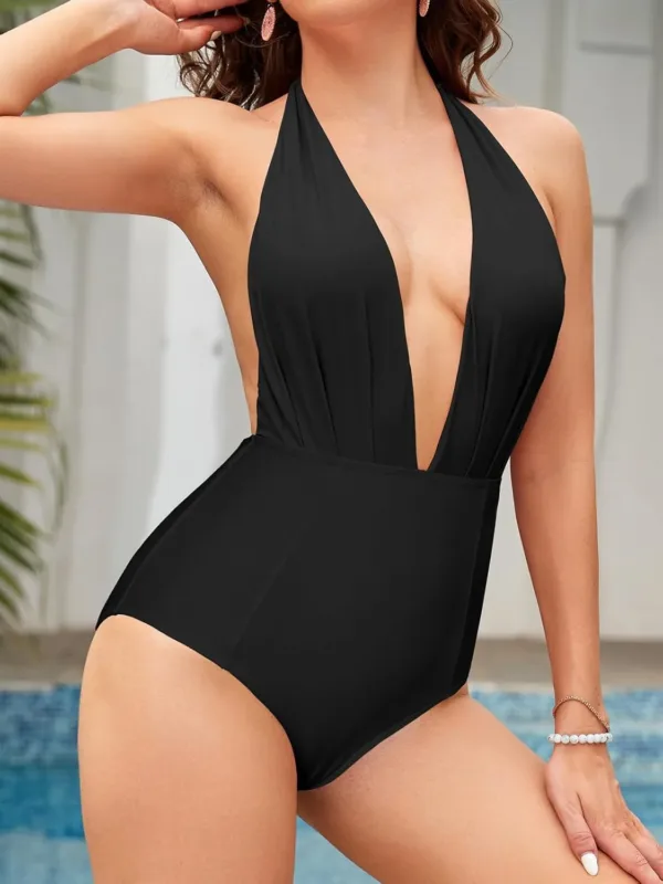 monokini swimsuit v neck 5