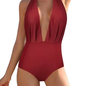 monokini swimsuit v neck 7