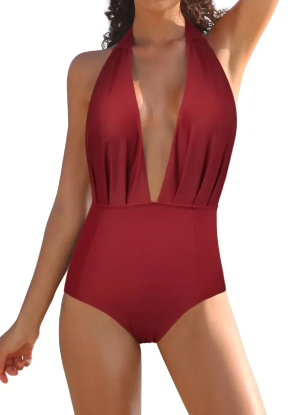 monokini swimsuit v neck 7