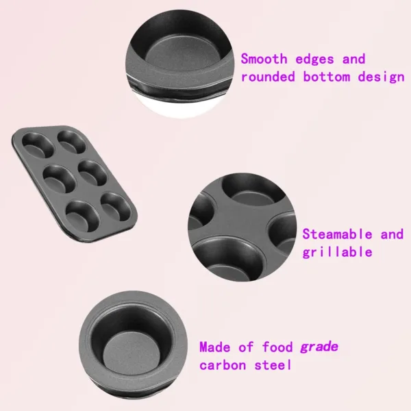 muffin pan set 6