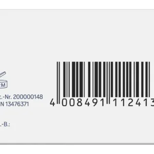 Tetesept Muscle Relaxation Bath with essential oils in a 125ml glass bottle, a revitalizing bath additive for muscle relaxation after physical activity.