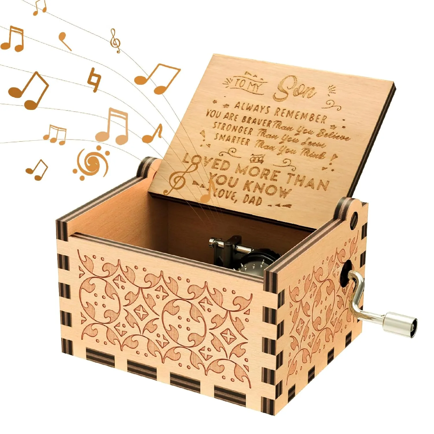 music box hand crank 1
